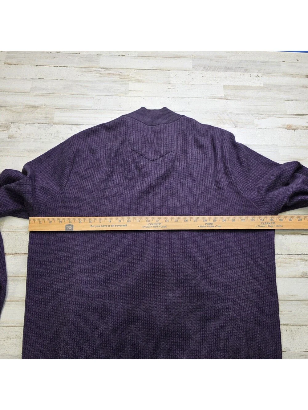 Robert Graham Full Zip Purple Sweater Men's 2XL - Pockets Casual Comfort